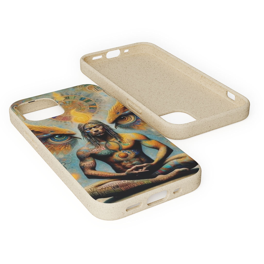 Eco-Friendly Biodegradable Phone Case with Spiritual Design Printify