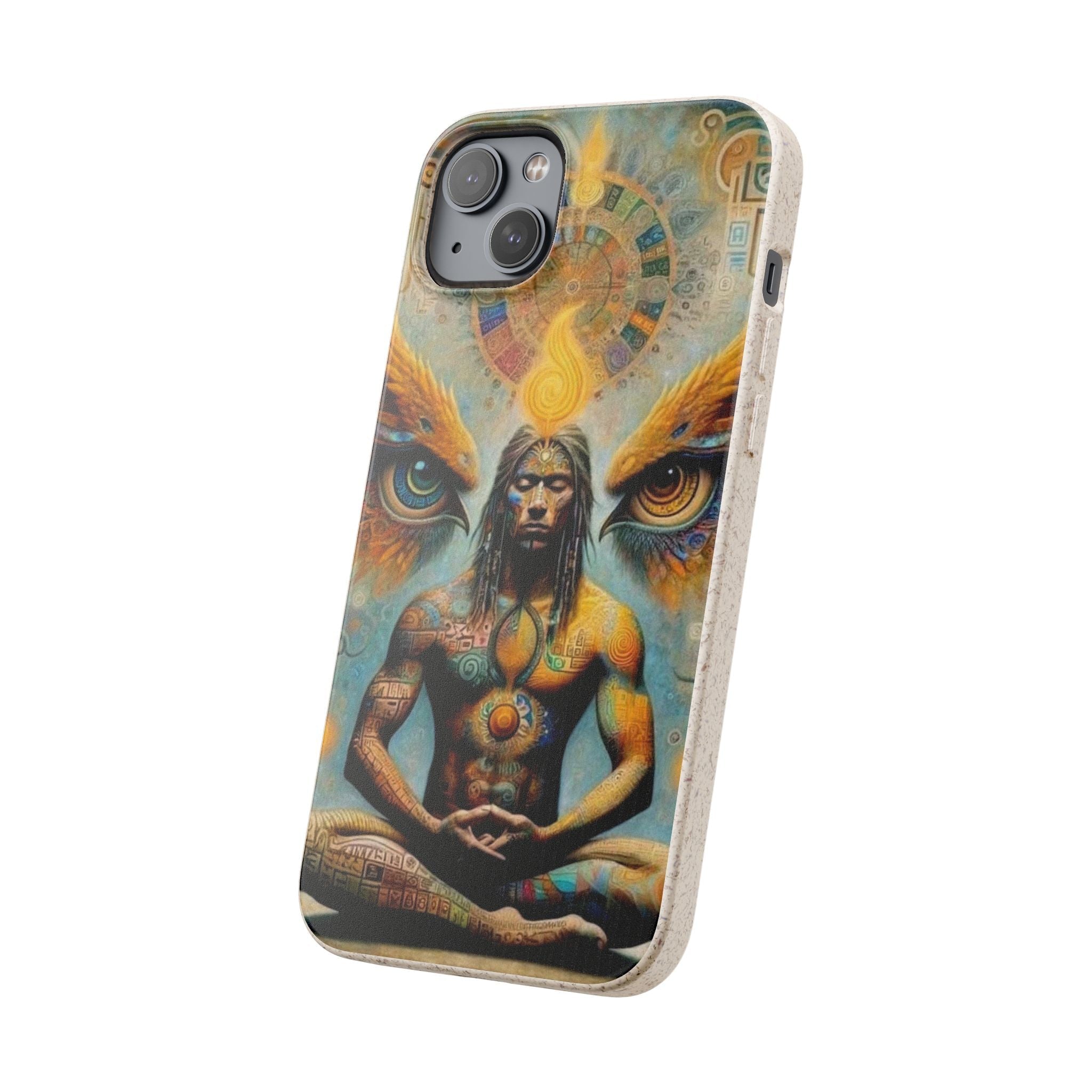 Eco-Friendly Biodegradable Phone Case with Spiritual Design Printify