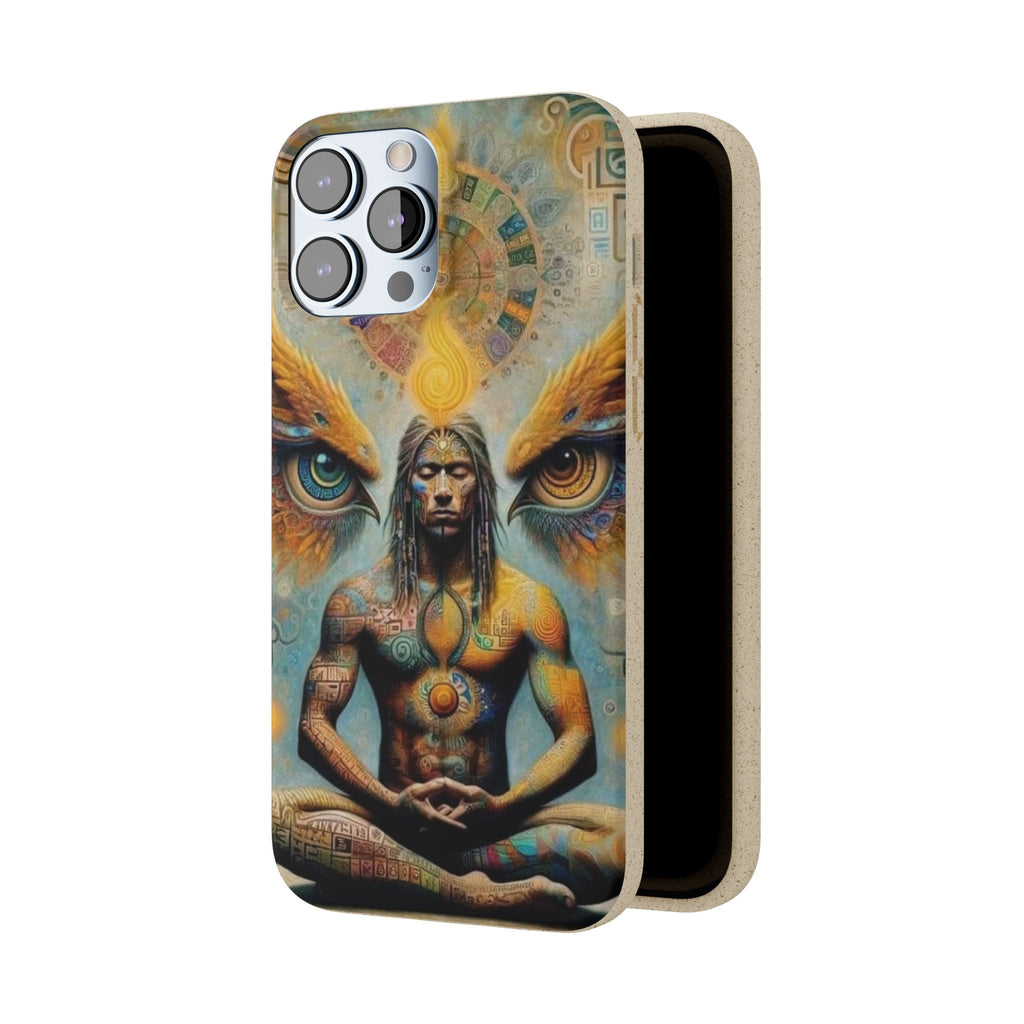 Eco-Friendly Biodegradable Phone Case with Spiritual Design Printify
