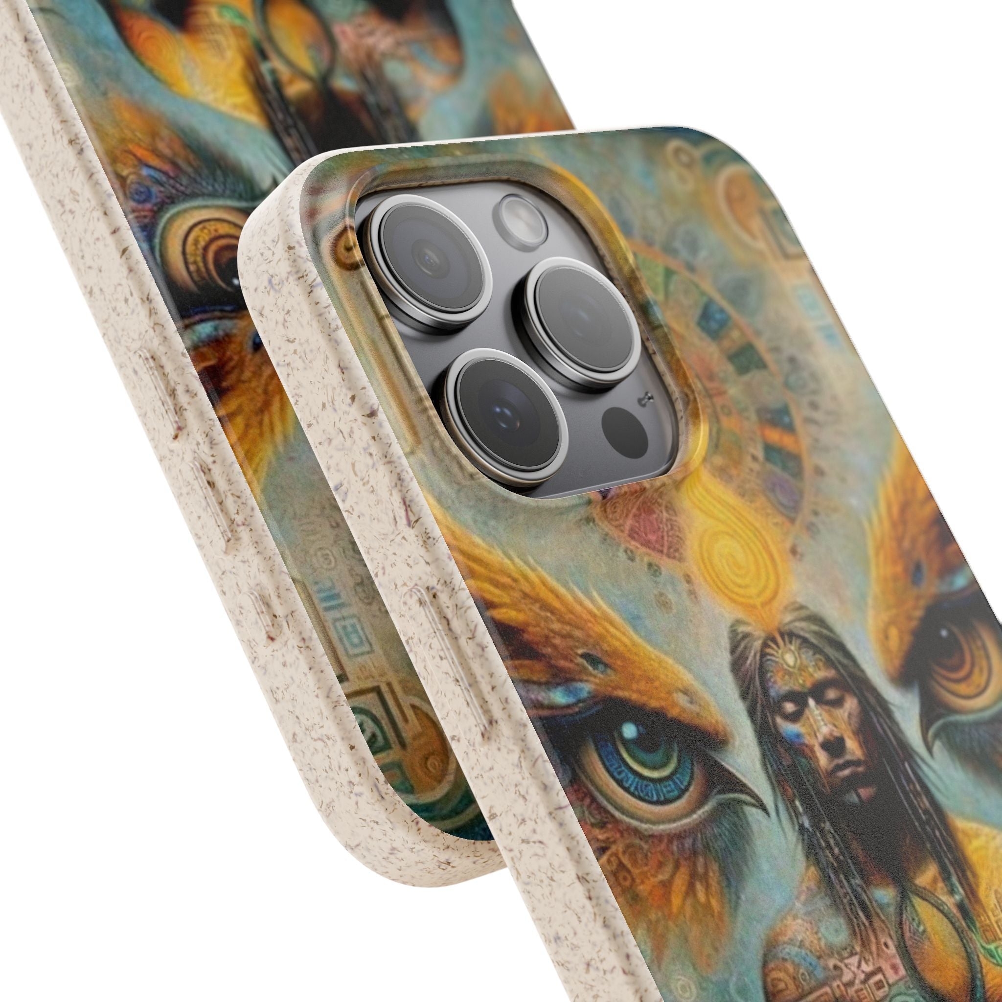 Eco-Friendly Biodegradable Phone Case with Spiritual Design Printify