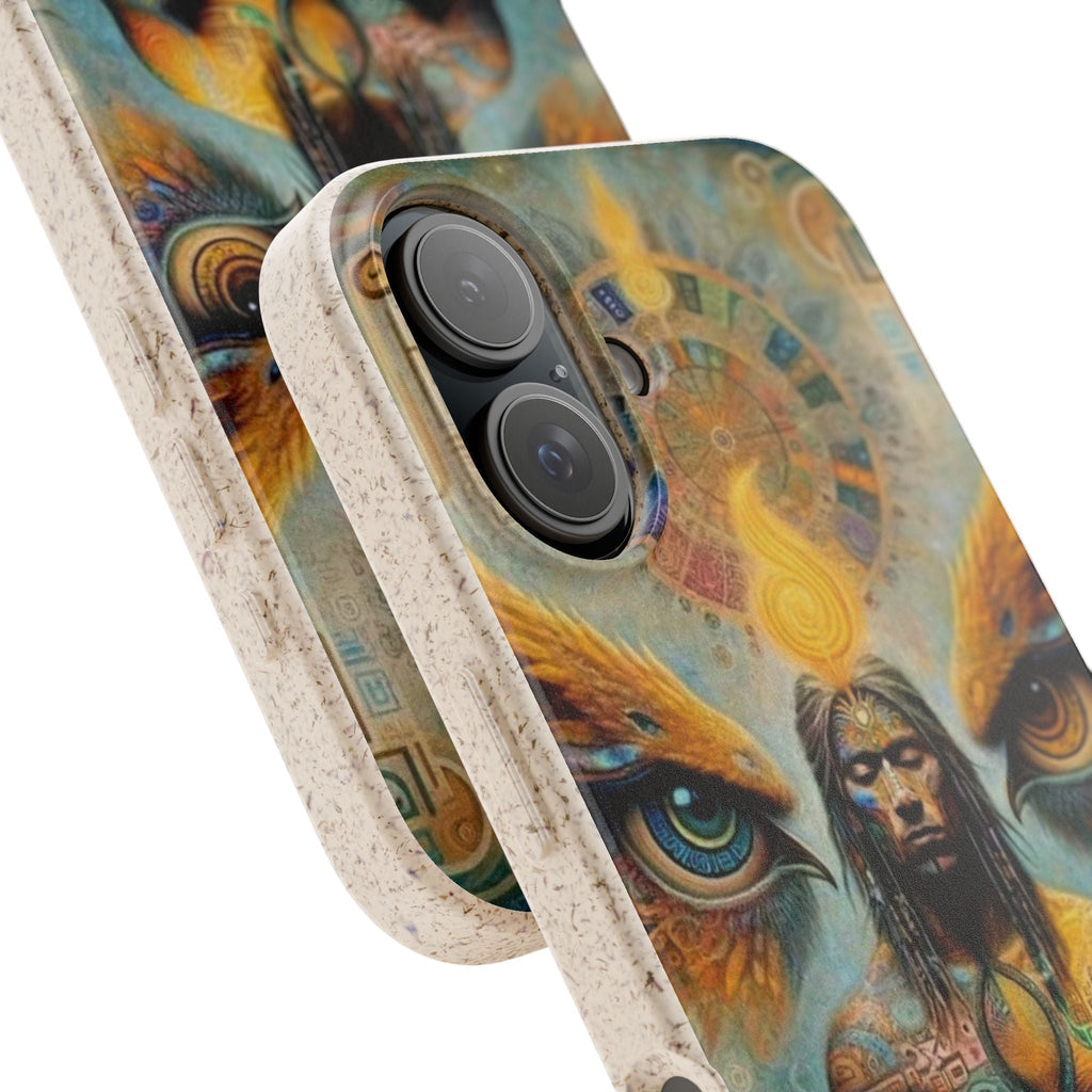 Eco-Friendly Biodegradable Phone Case with Spiritual Design Printify