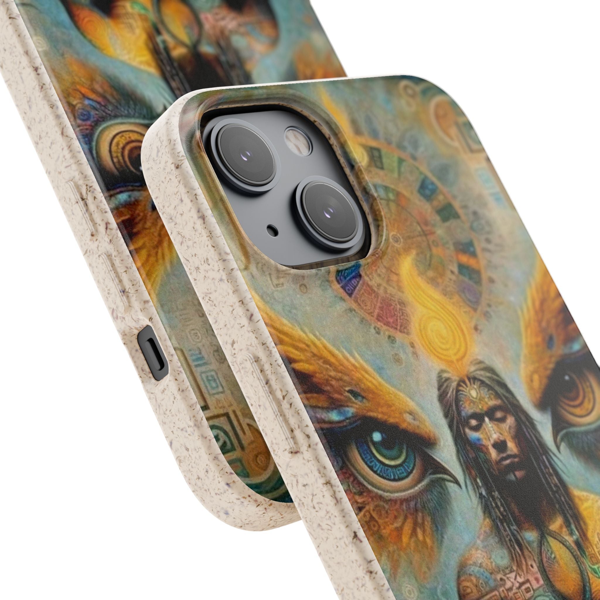 Eco-Friendly Biodegradable Phone Case with Spiritual Design Printify