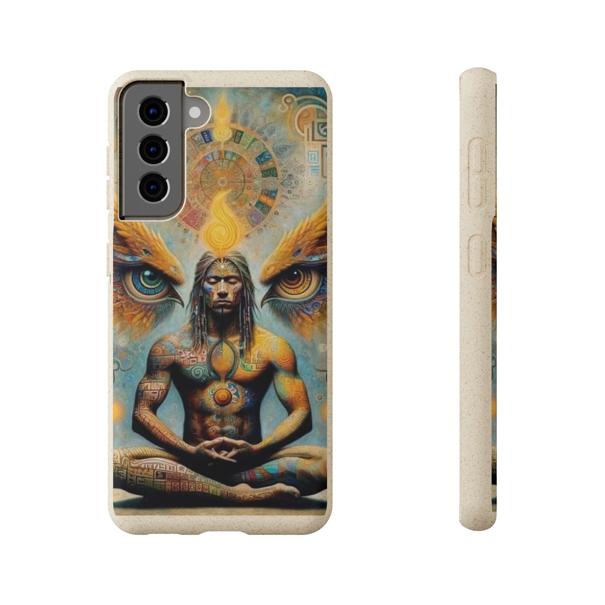 Eco-Friendly Biodegradable Phone Case with Spiritual Design Printify