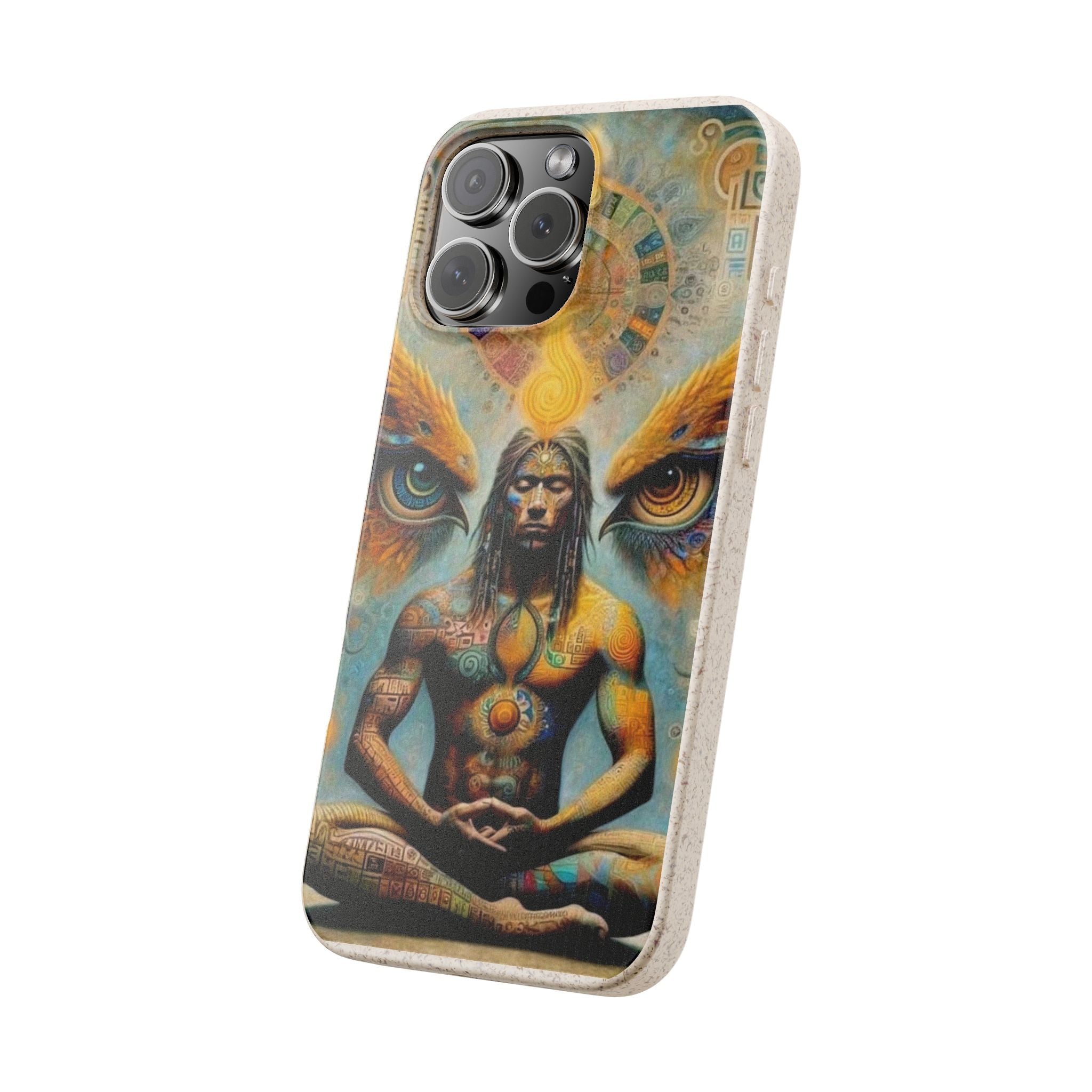 Eco-Friendly Biodegradable Phone Case with Spiritual Design Printify