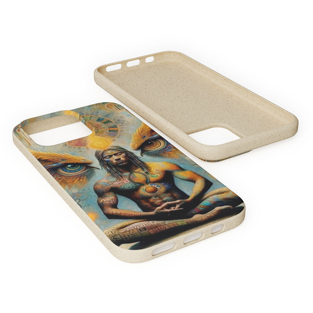 Eco-Friendly Biodegradable Phone Case with Spiritual Design Printify