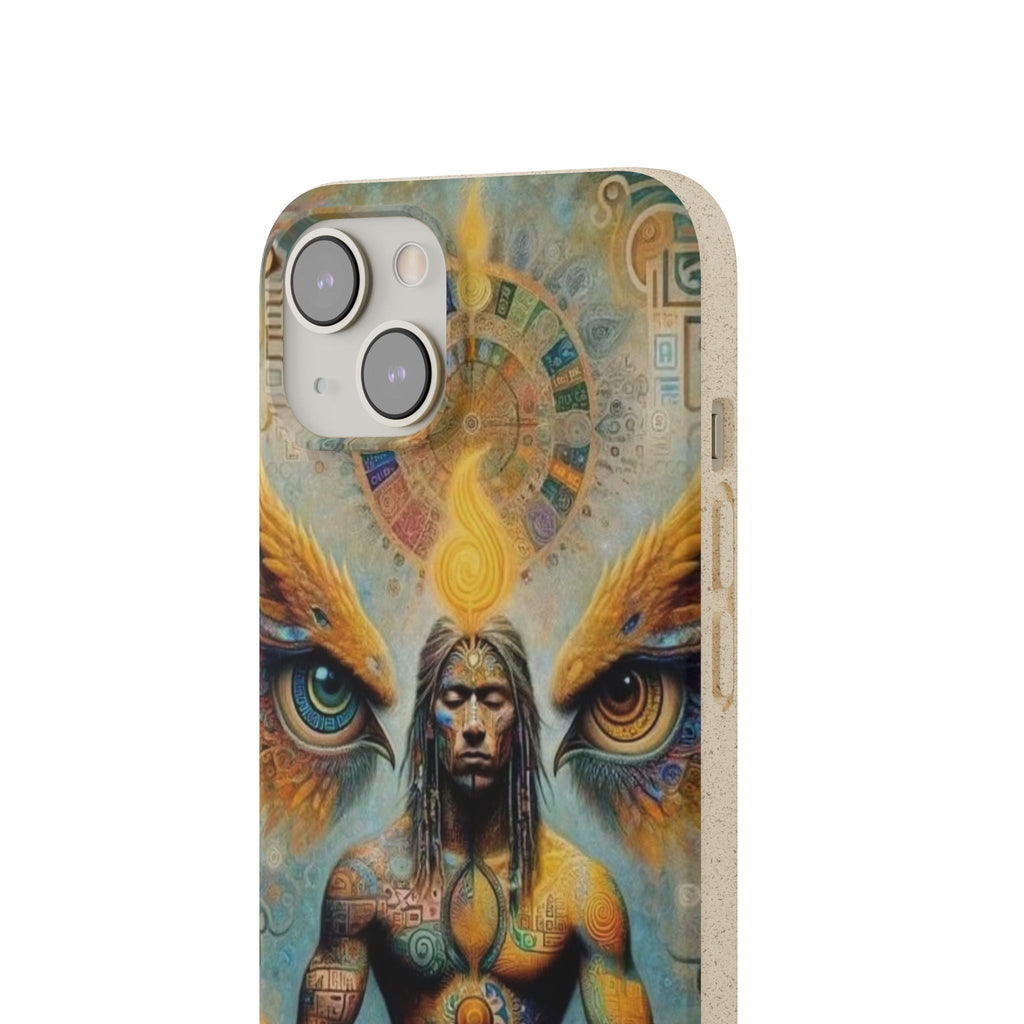 Eco-Friendly Biodegradable Phone Case with Spiritual Design Printify