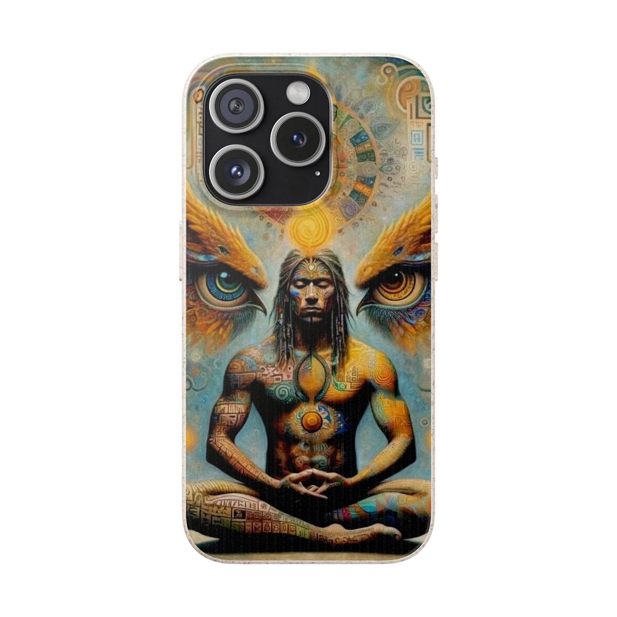 Eco-Friendly Biodegradable Phone Case with Spiritual Design Printify