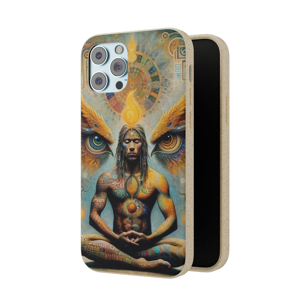Eco-Friendly Biodegradable Phone Case with Spiritual Design Printify