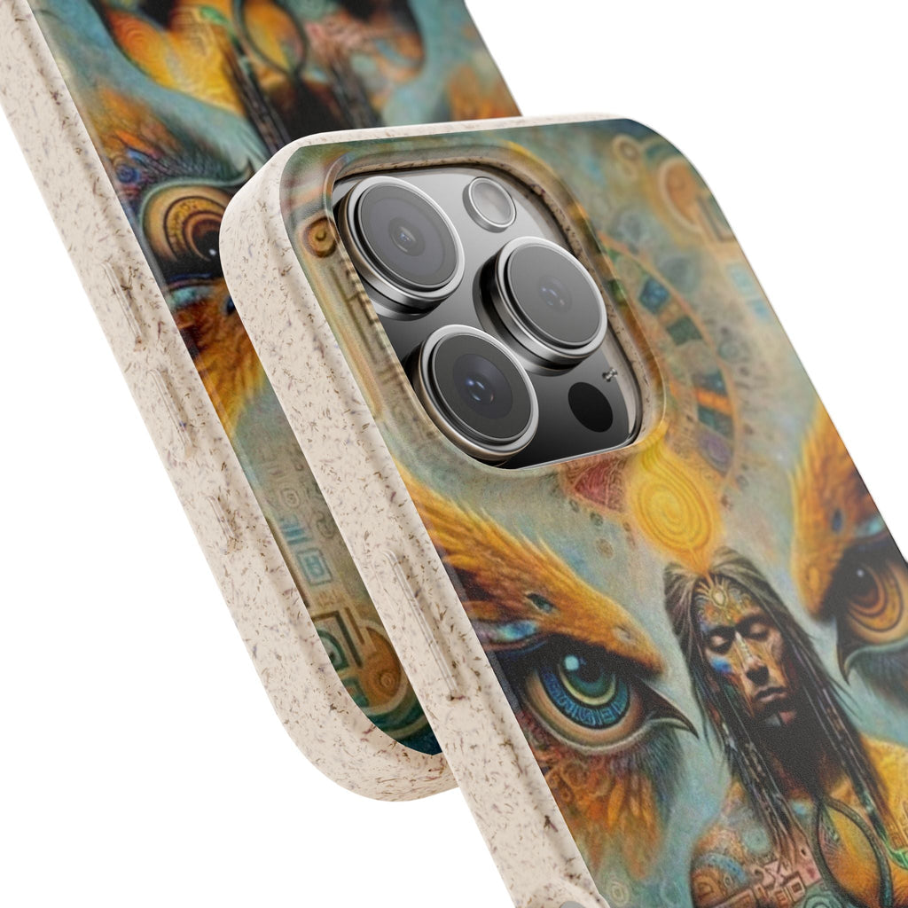Eco-Friendly Biodegradable Phone Case with Spiritual Design Printify
