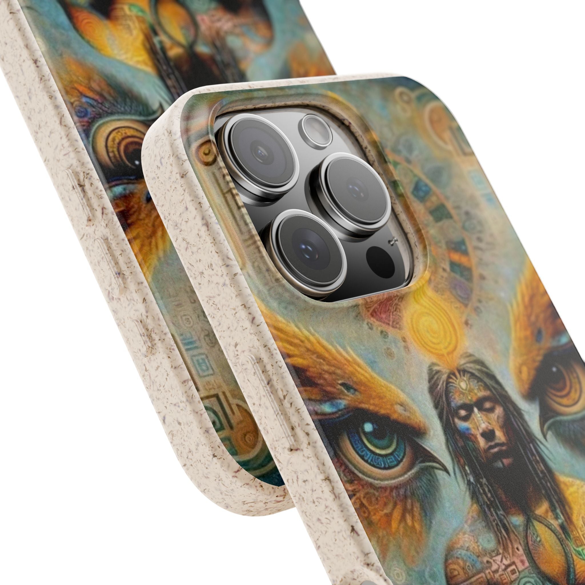 Eco-Friendly Biodegradable Phone Case with Spiritual Design Printify