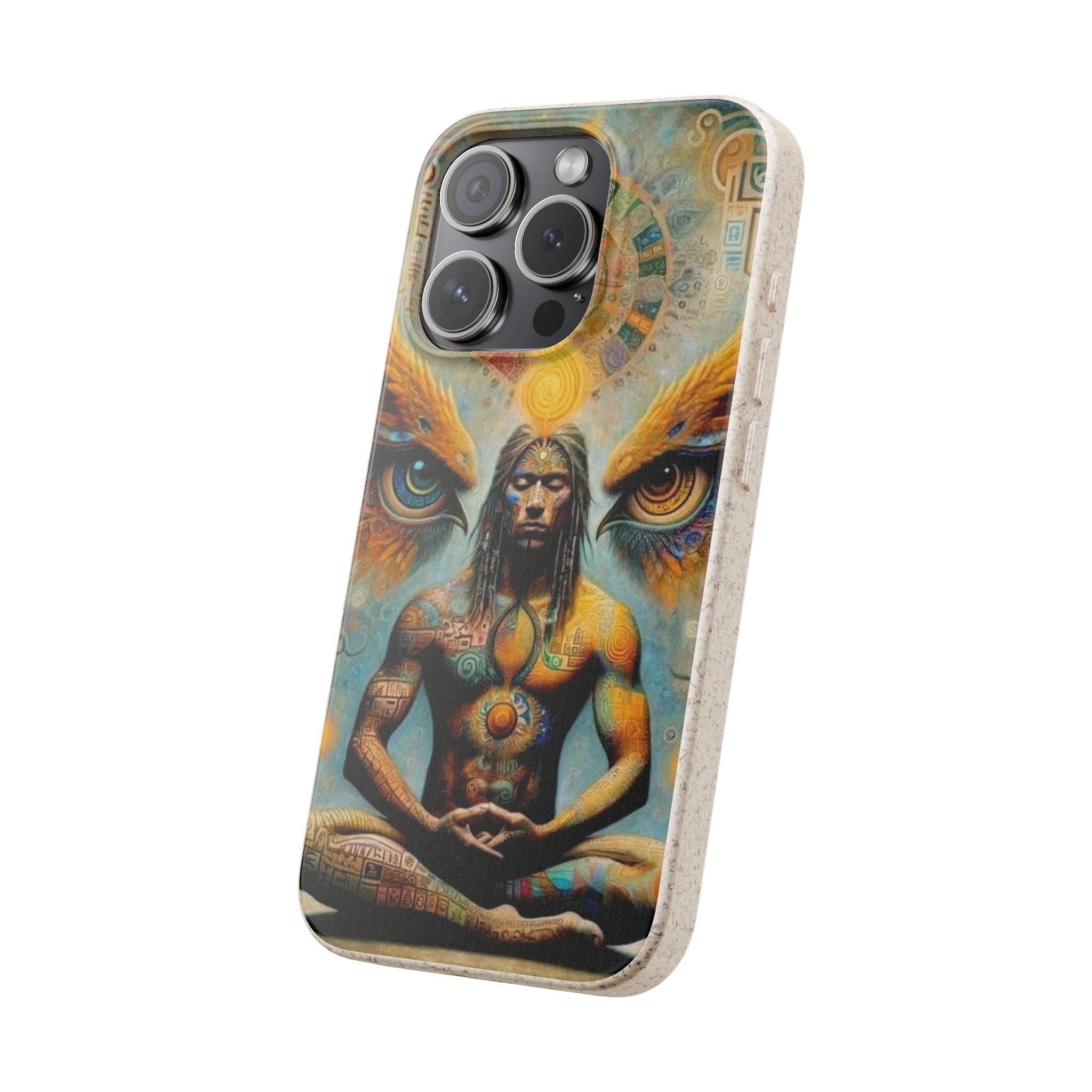 Eco-Friendly Biodegradable Phone Case with Spiritual Design Printify