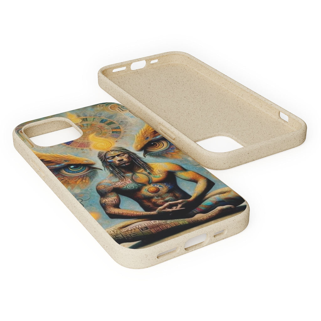 Eco-Friendly Biodegradable Phone Case with Spiritual Design Printify