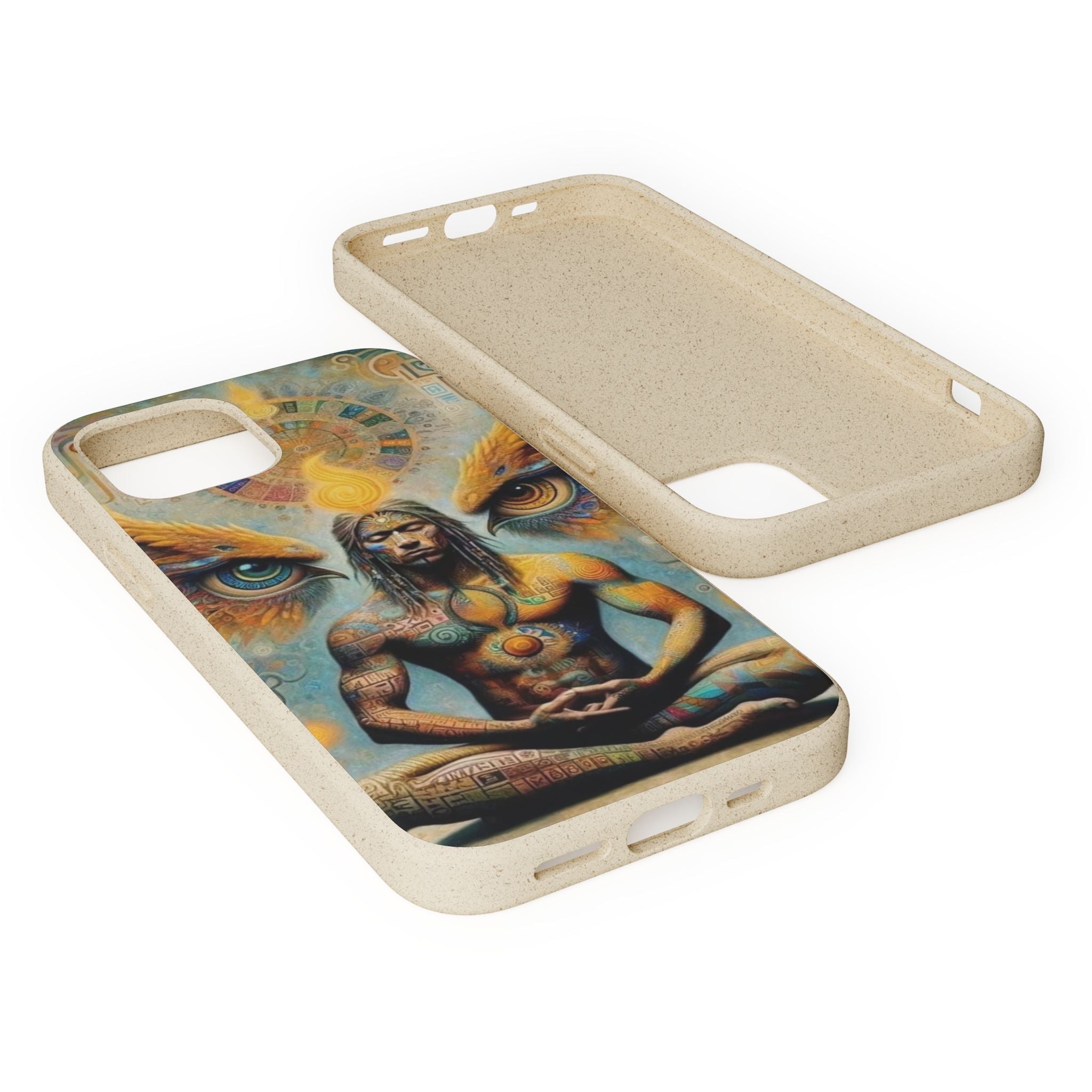 Eco-Friendly Biodegradable Phone Case with Spiritual Design Printify