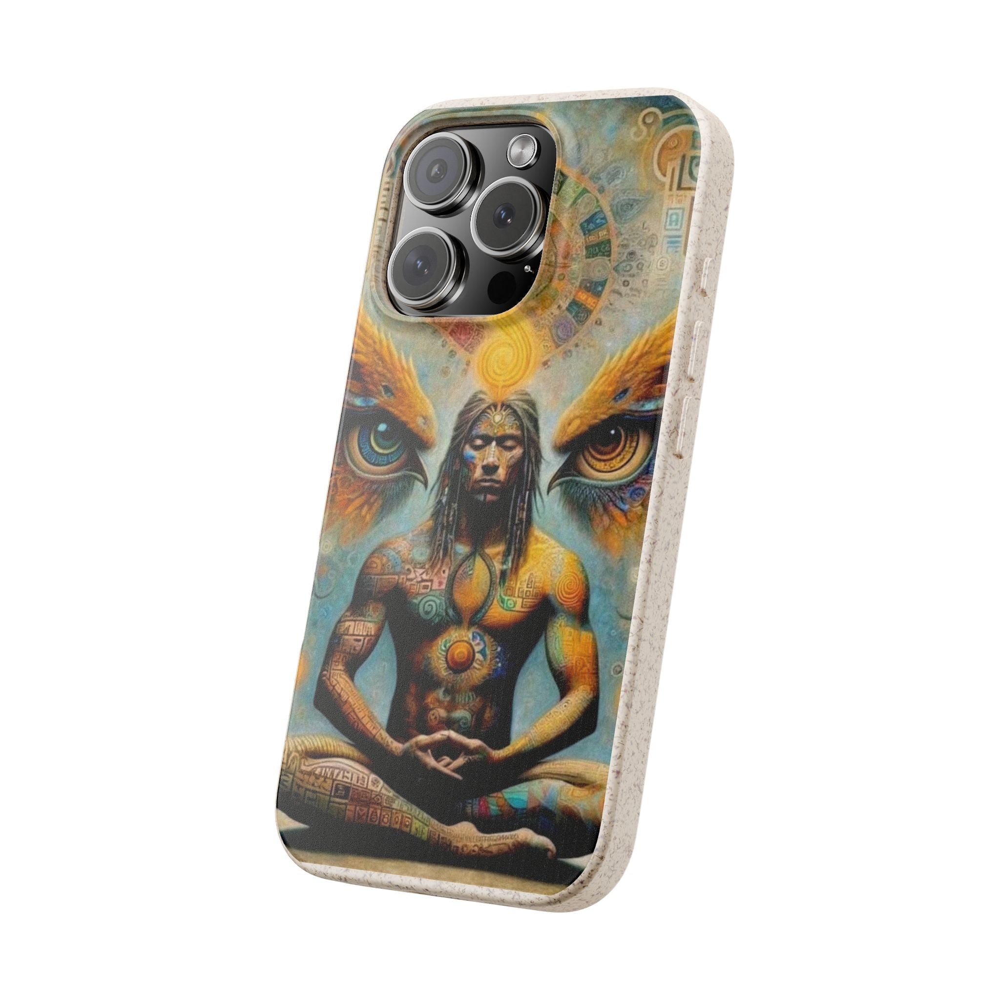Eco-Friendly Biodegradable Phone Case with Spiritual Design Printify