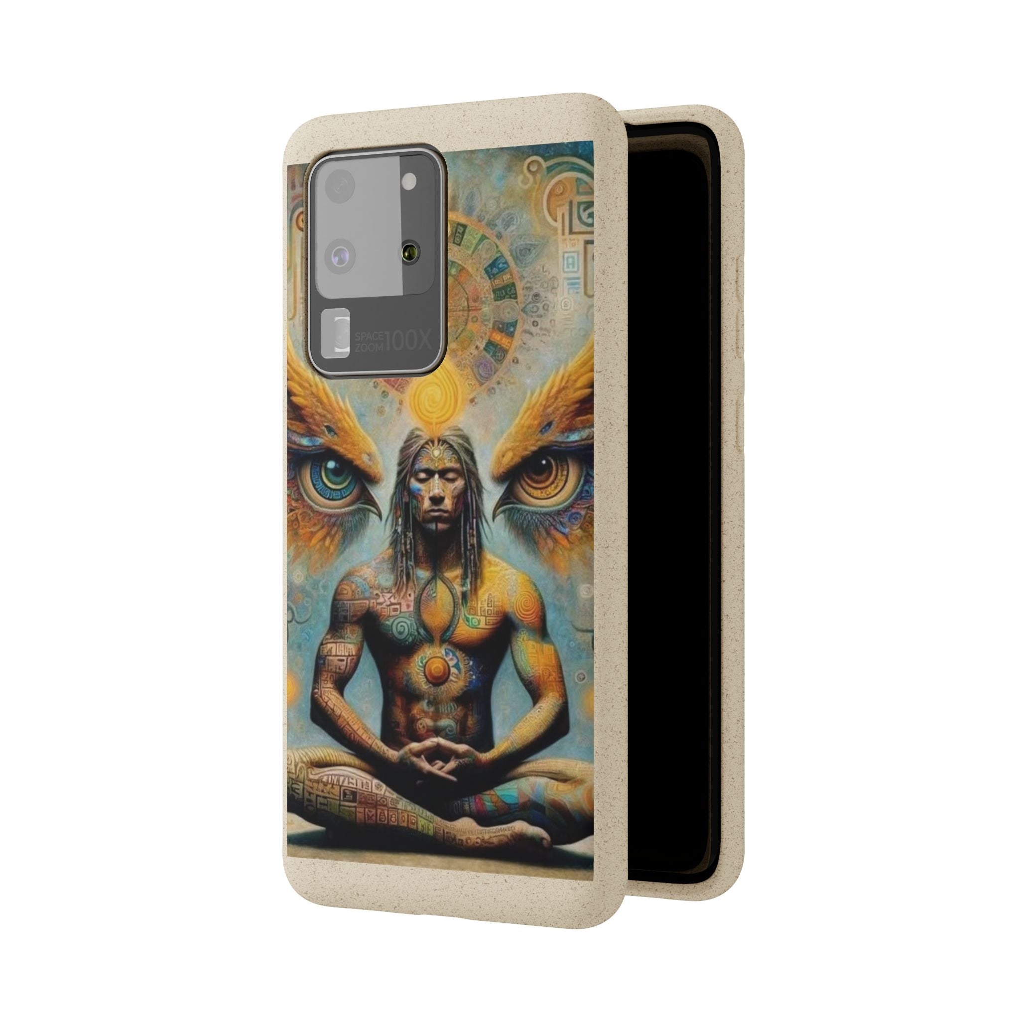 Eco-Friendly Biodegradable Phone Case with Spiritual Design Printify