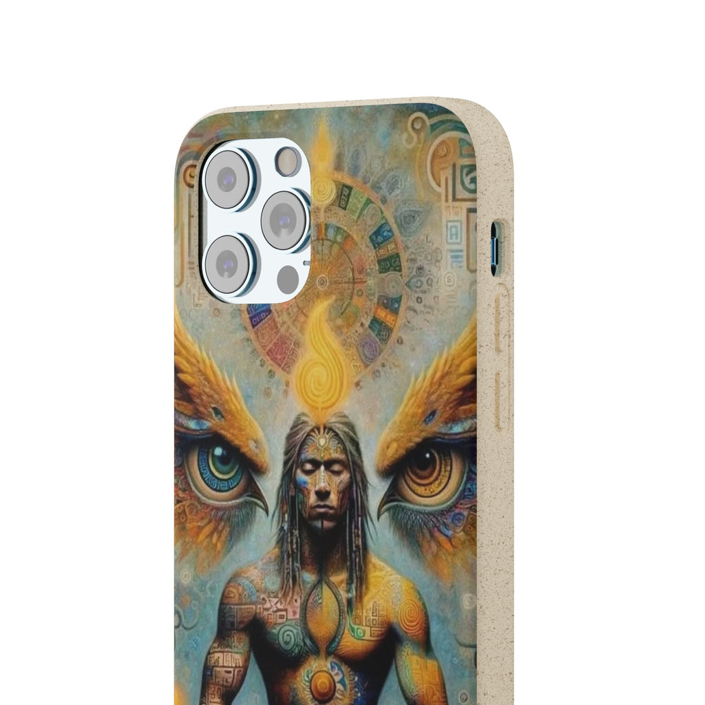 Eco-Friendly Biodegradable Phone Case with Spiritual Design Printify