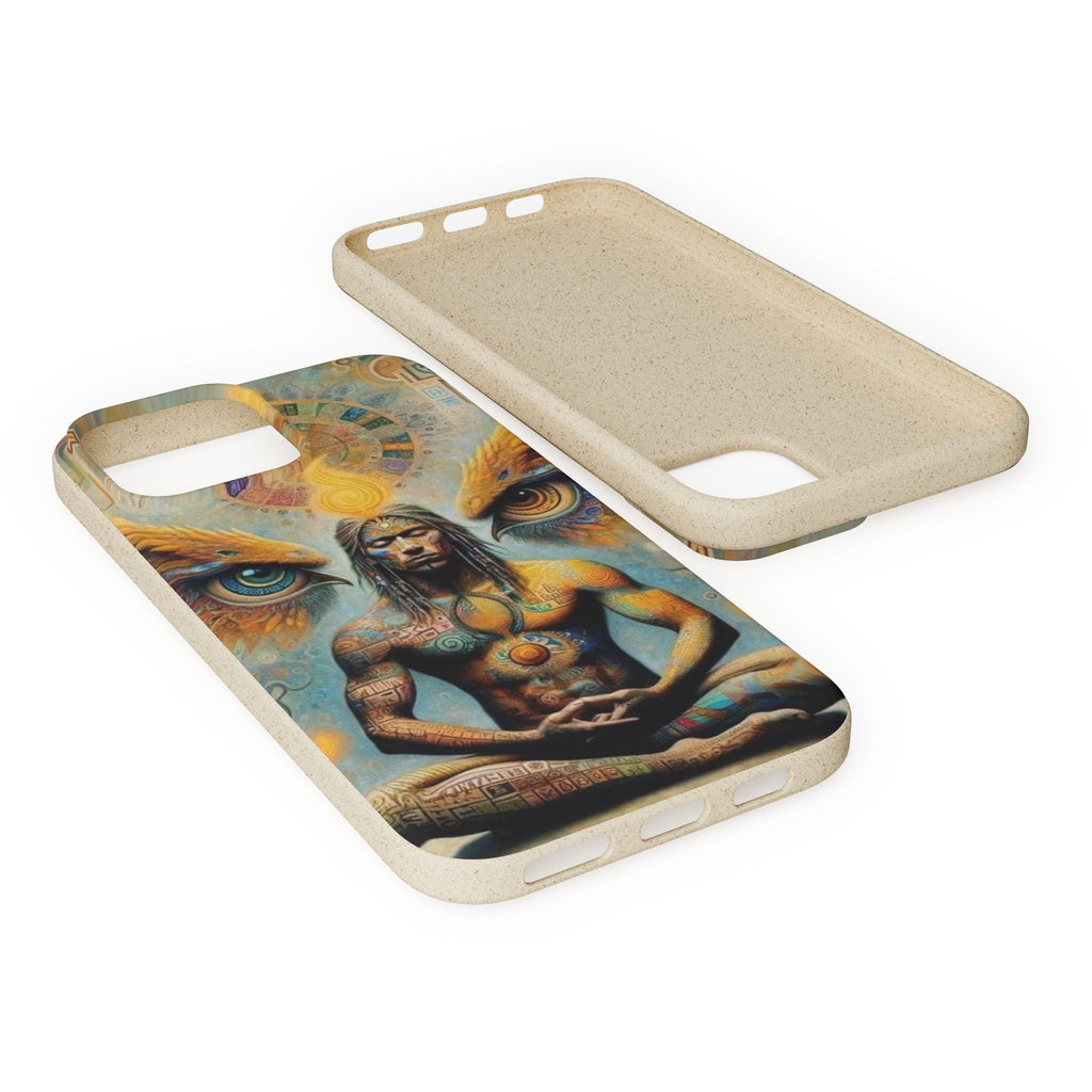 Eco-Friendly Biodegradable Phone Case with Spiritual Design Printify