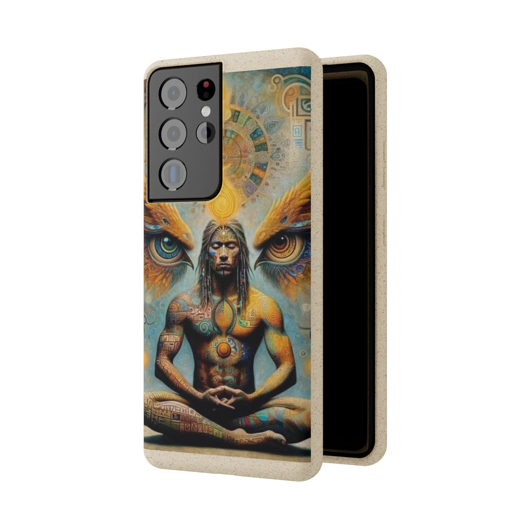 Eco-Friendly Biodegradable Phone Case with Spiritual Design Printify