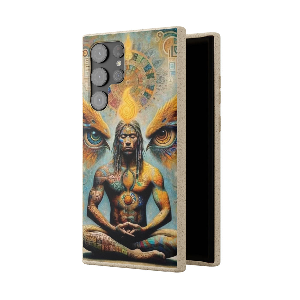 Eco-Friendly Biodegradable Phone Case with Spiritual Design Printify
