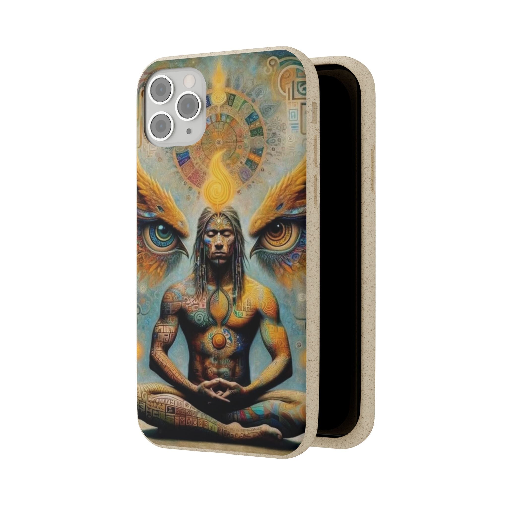 Eco-Friendly Biodegradable Phone Case with Spiritual Design Printify