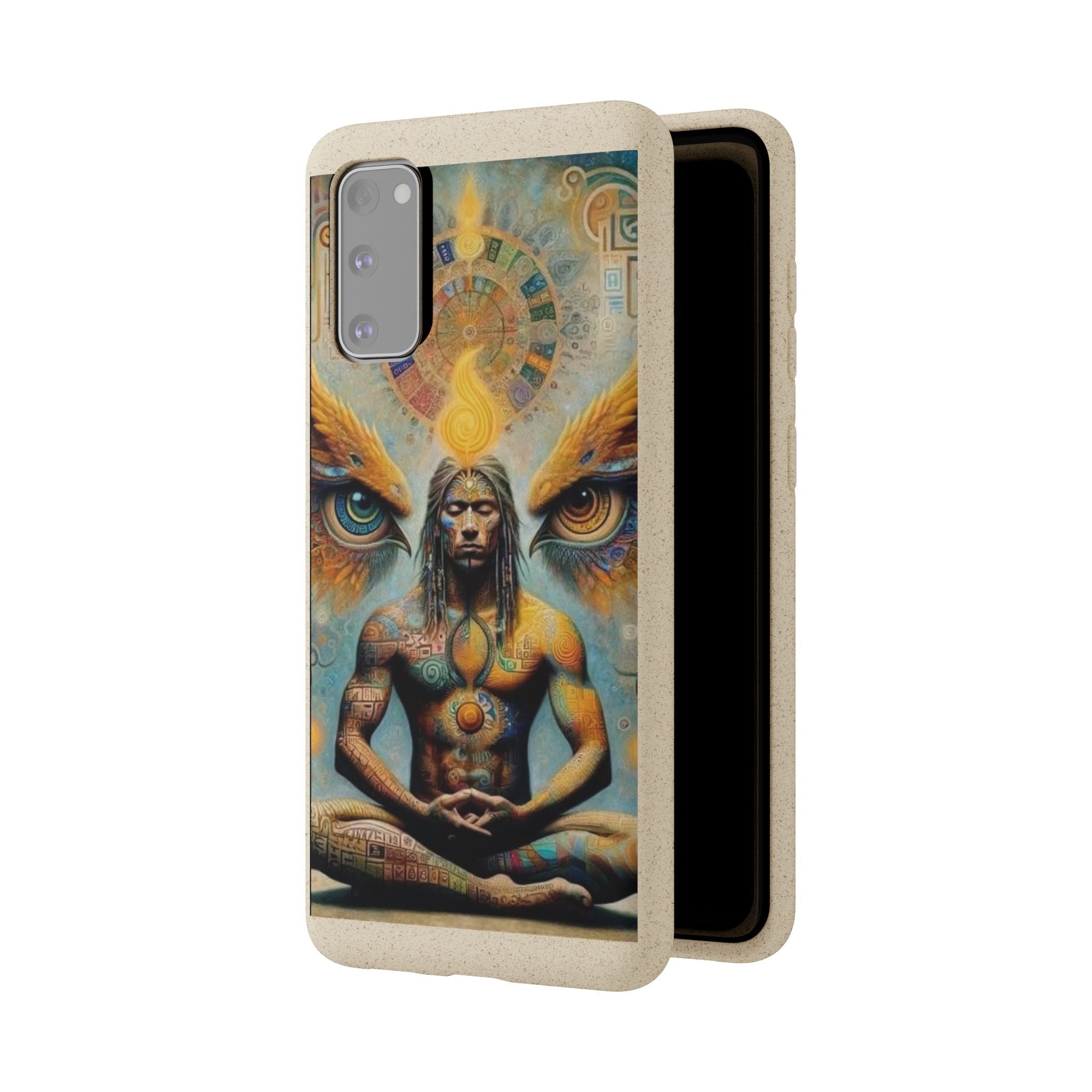 Eco-Friendly Biodegradable Phone Case with Spiritual Design Printify