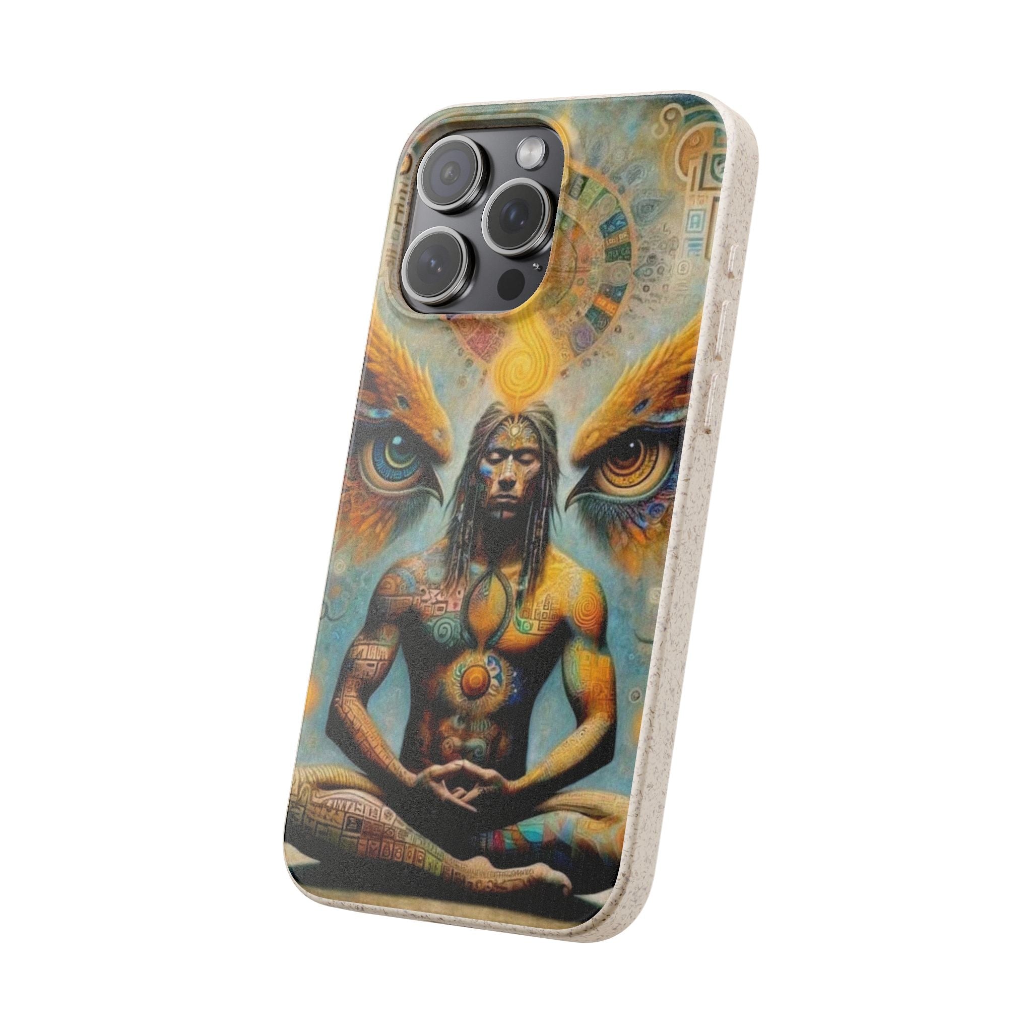 Eco-Friendly Biodegradable Phone Case with Spiritual Design Printify