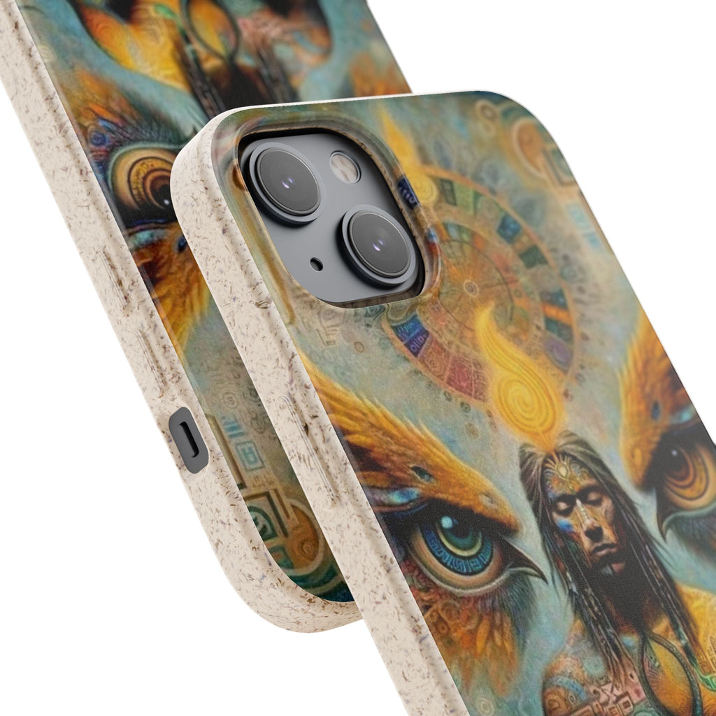 Eco-Friendly Biodegradable Phone Case with Spiritual Design Printify