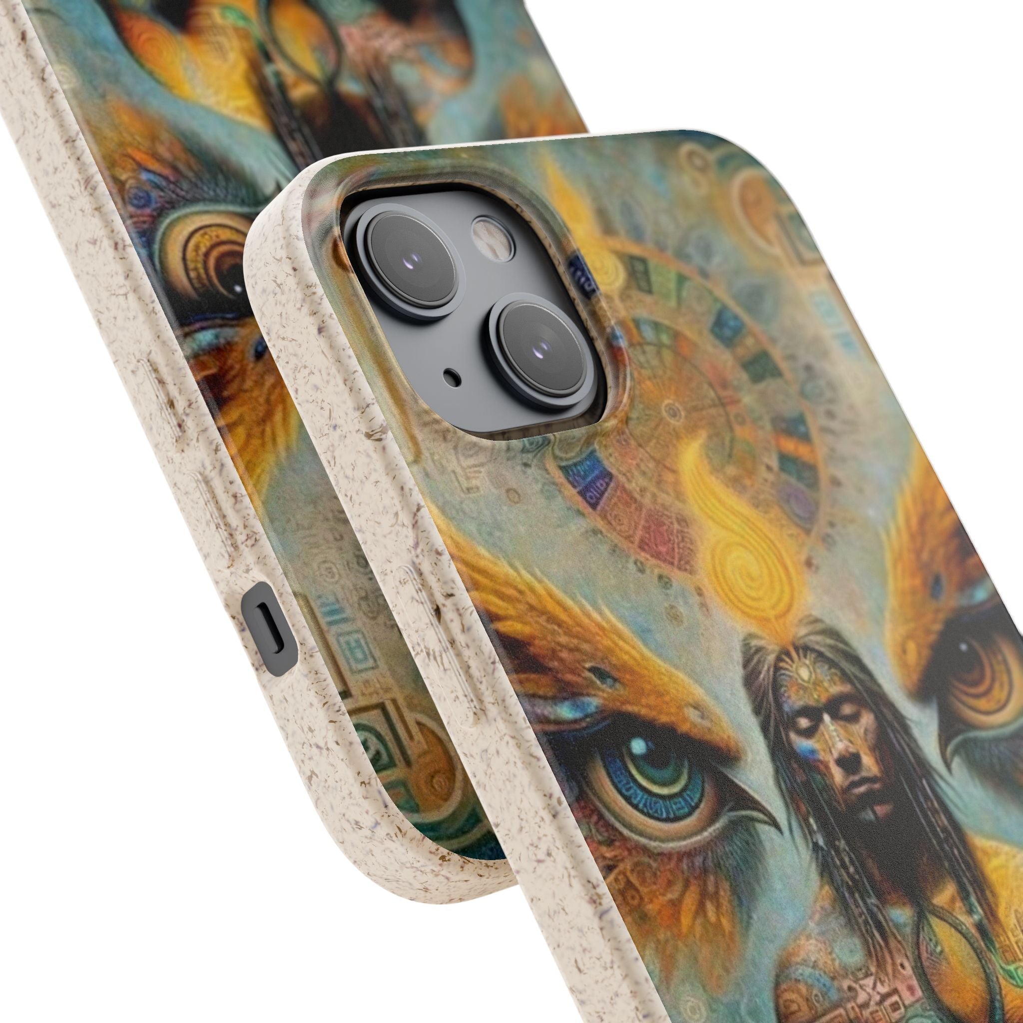 Eco-Friendly Biodegradable Phone Case with Spiritual Design Printify