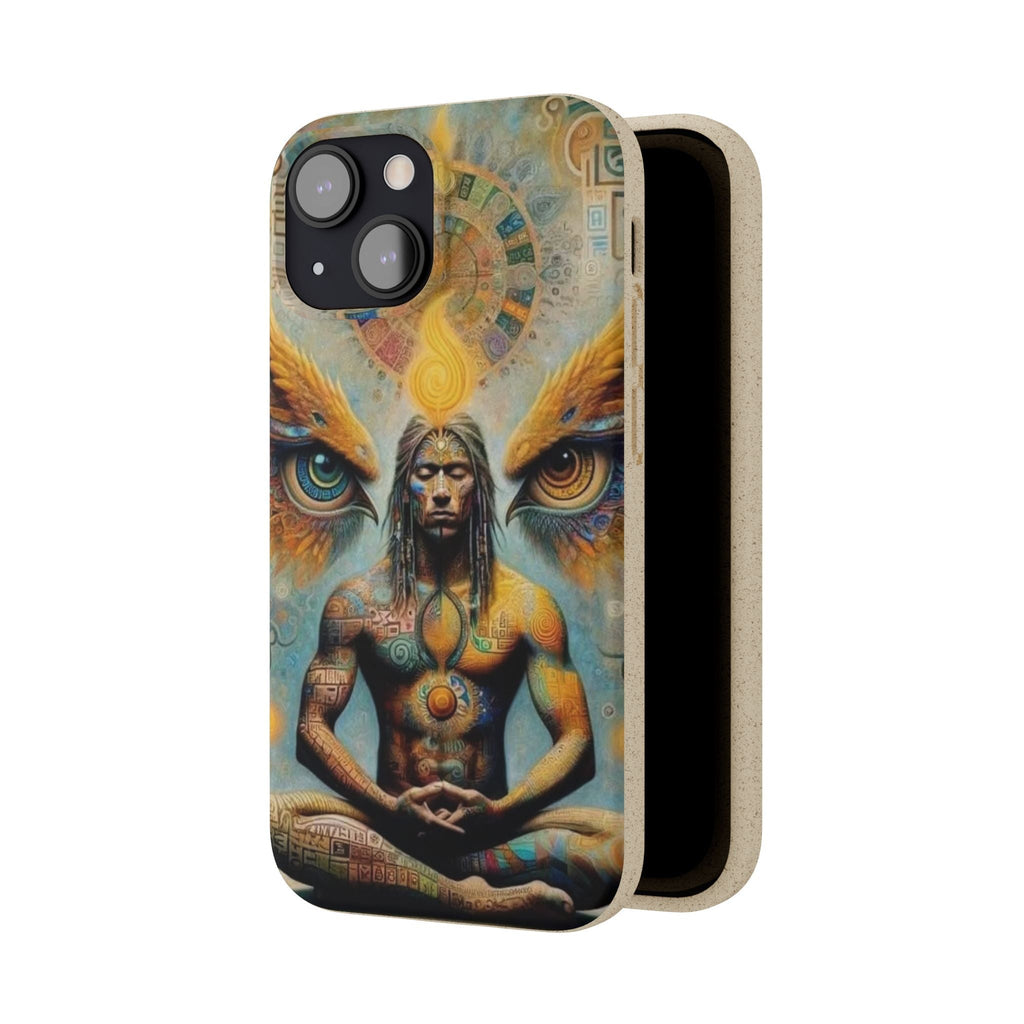 Eco-Friendly Biodegradable Phone Case with Spiritual Design Printify