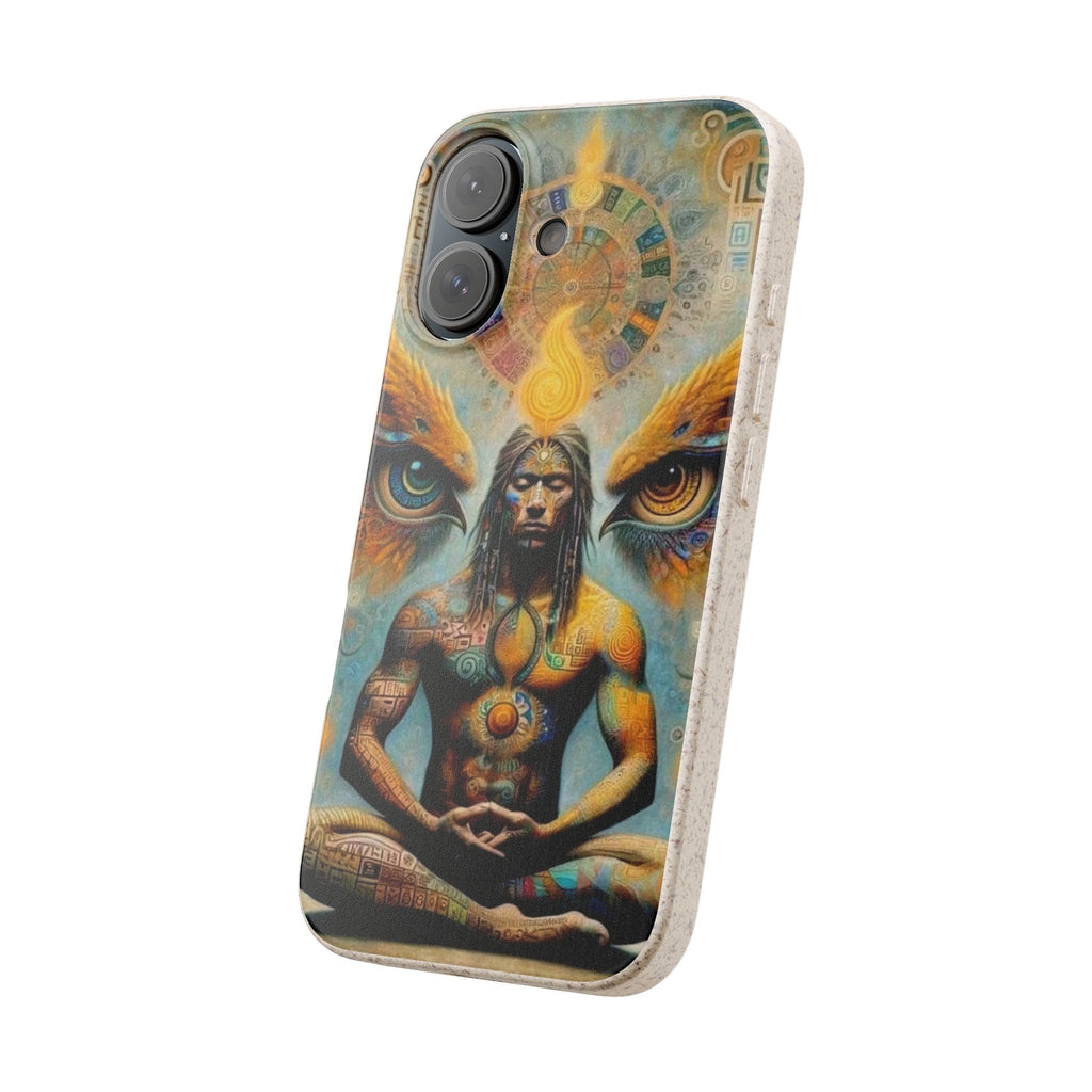 Eco-Friendly Biodegradable Phone Case with Spiritual Design Printify