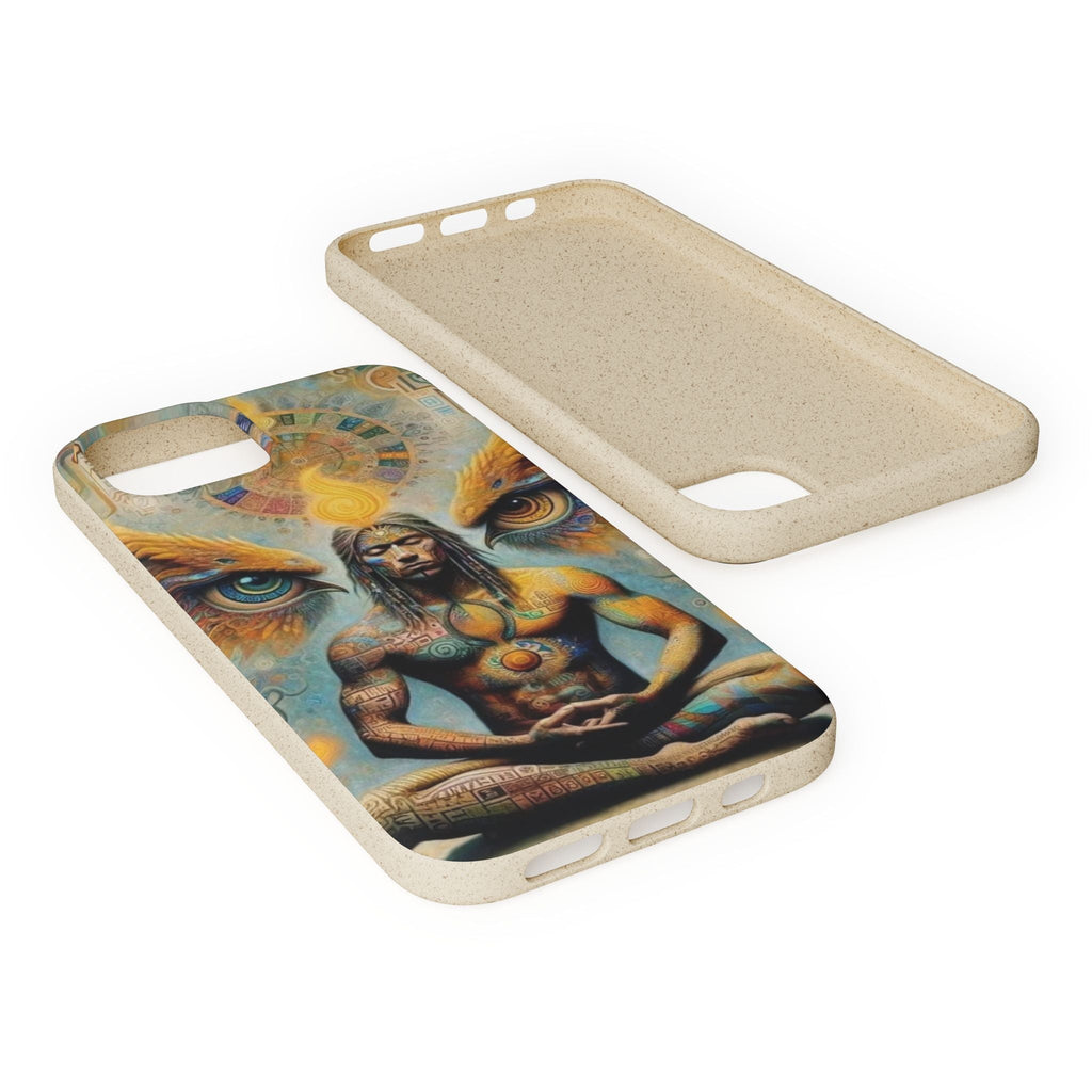 Eco-Friendly Biodegradable Phone Case with Spiritual Design Printify