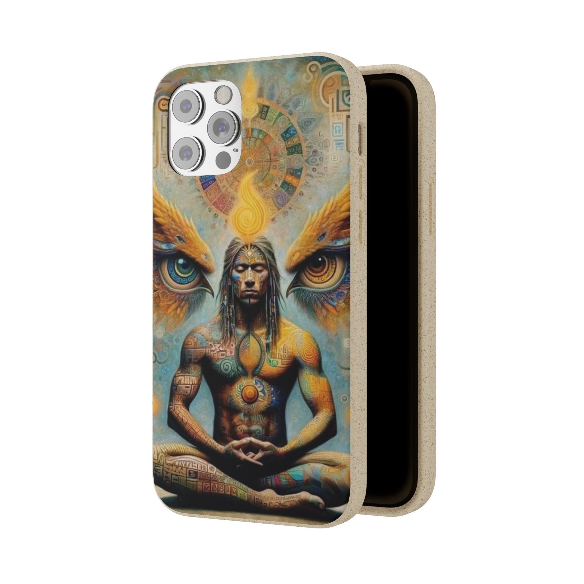 Eco-Friendly Biodegradable Phone Case with Spiritual Design Printify