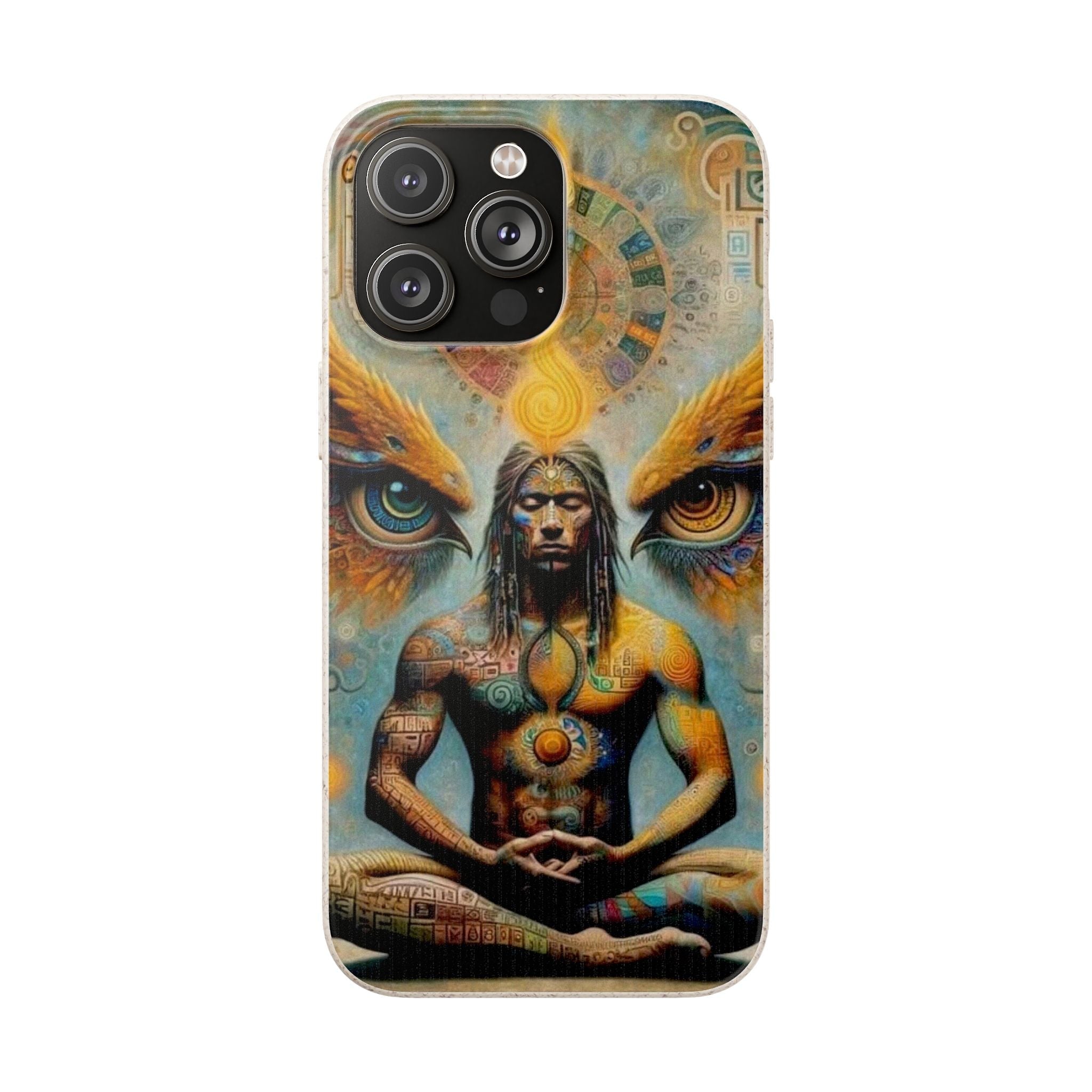 Eco-Friendly Biodegradable Phone Case with Spiritual Design Printify
