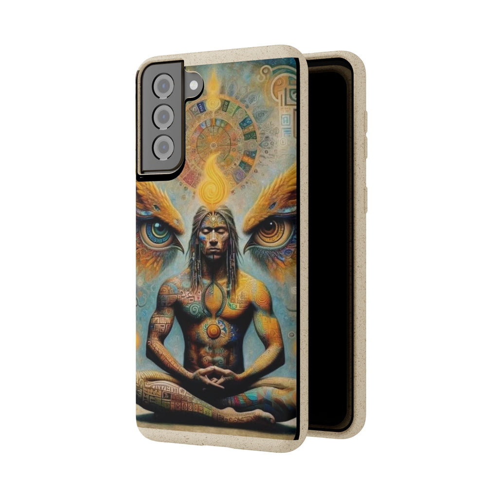 Eco-Friendly Biodegradable Phone Case with Spiritual Design Printify