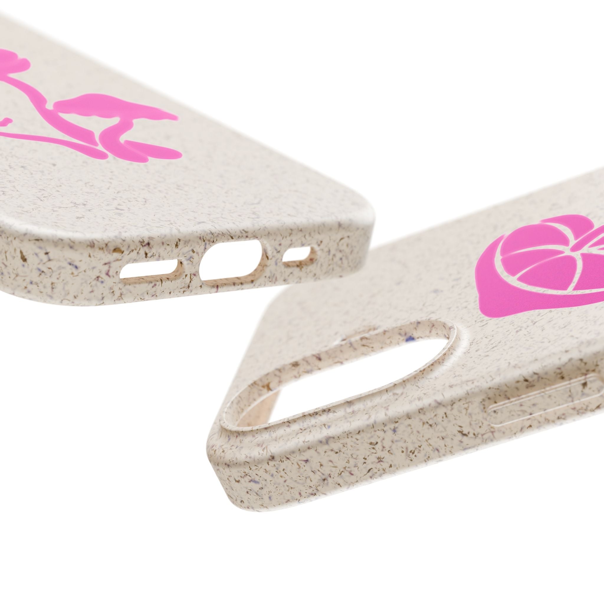 Eco-Friendly Phone Case with Pink Mushroom Design, Biodegradable Phone Cover, Sustainable Gift for Nature Lovers, Earth Day Gift, Cute Phone Printify