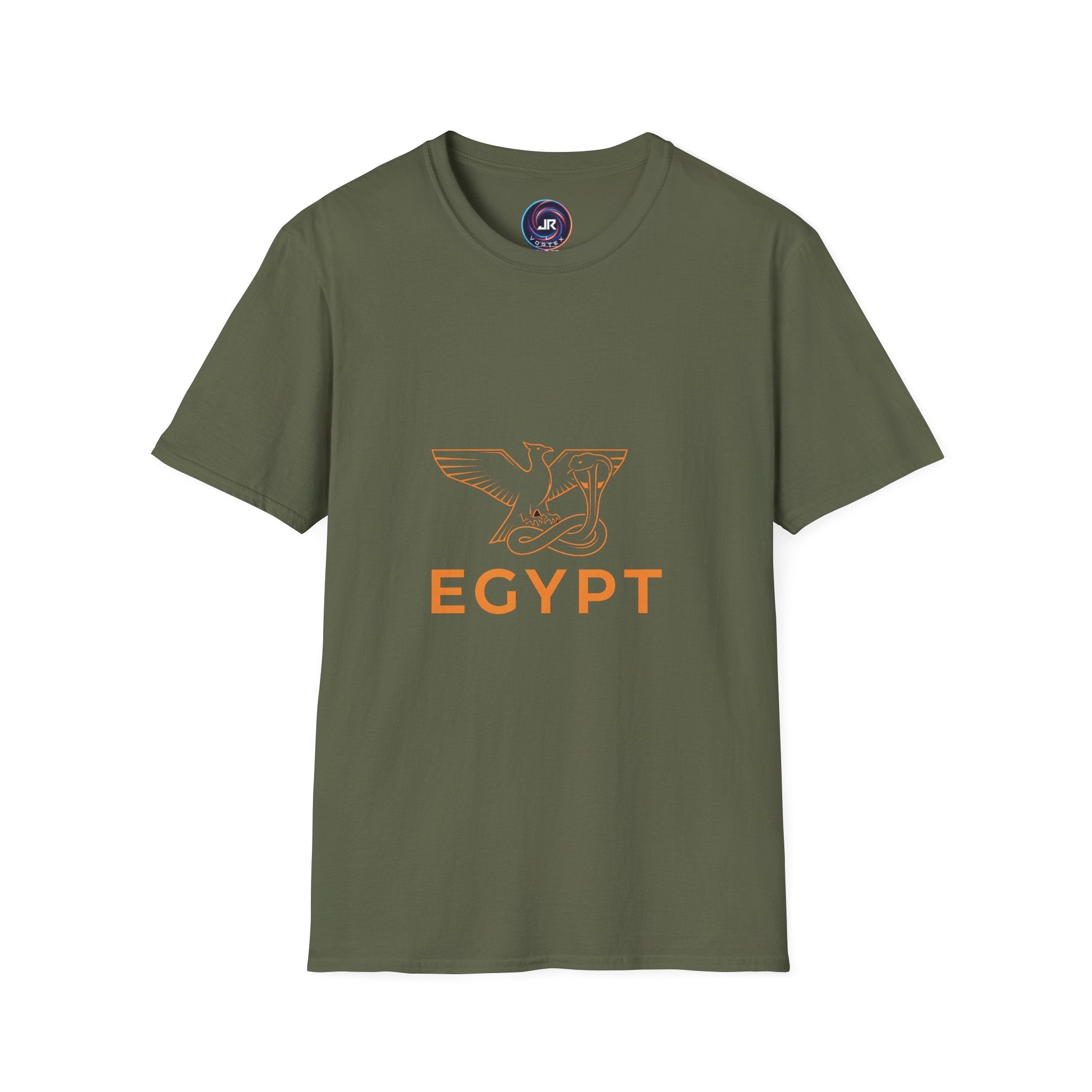 Egypt Travel T-Shirt — Minimal Egyptian Bird Graphic Tee Printify
