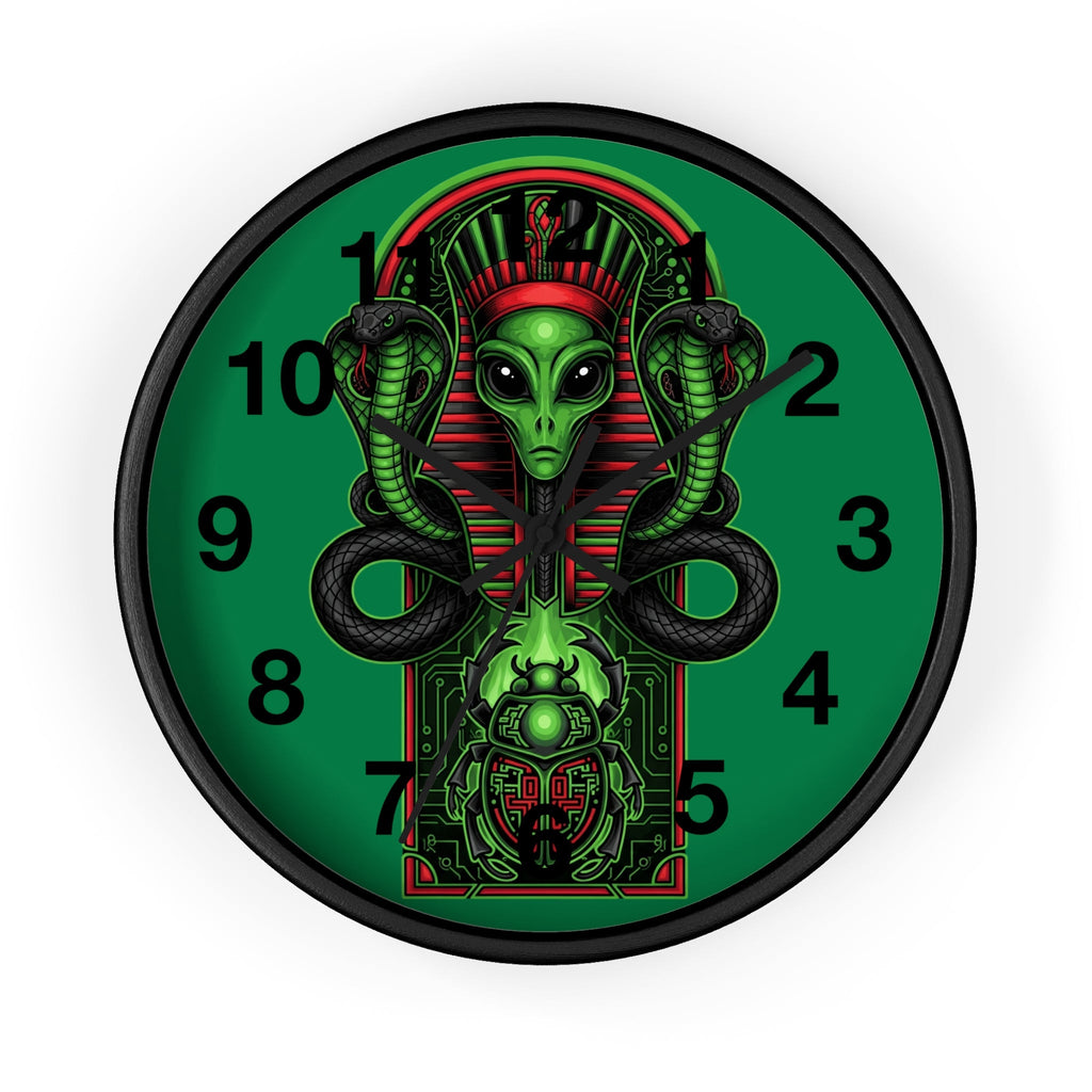 Egyptian alien Wall Clock Printify