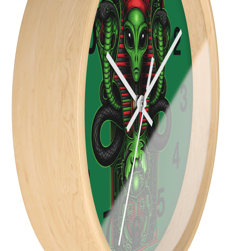Egyptian alien Wall Clock Printify
