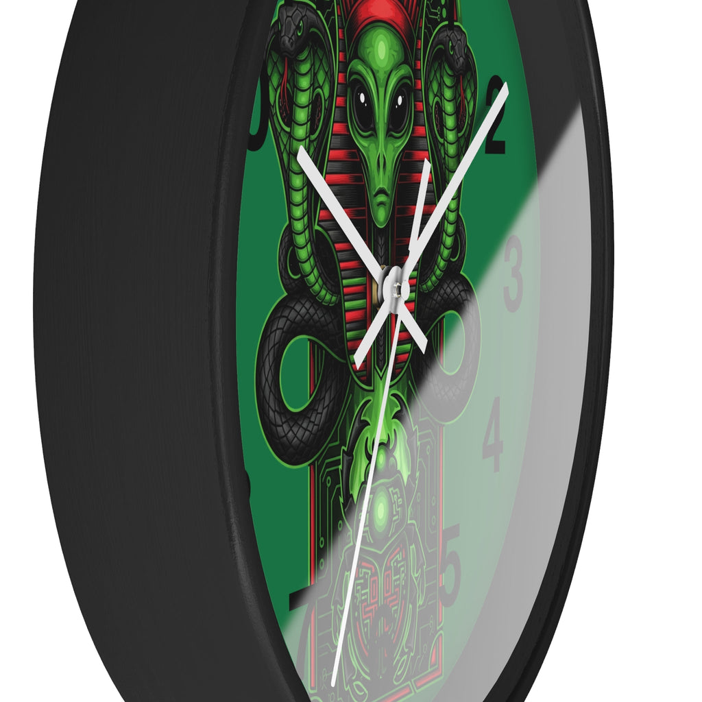 Egyptian alien Wall Clock Printify
