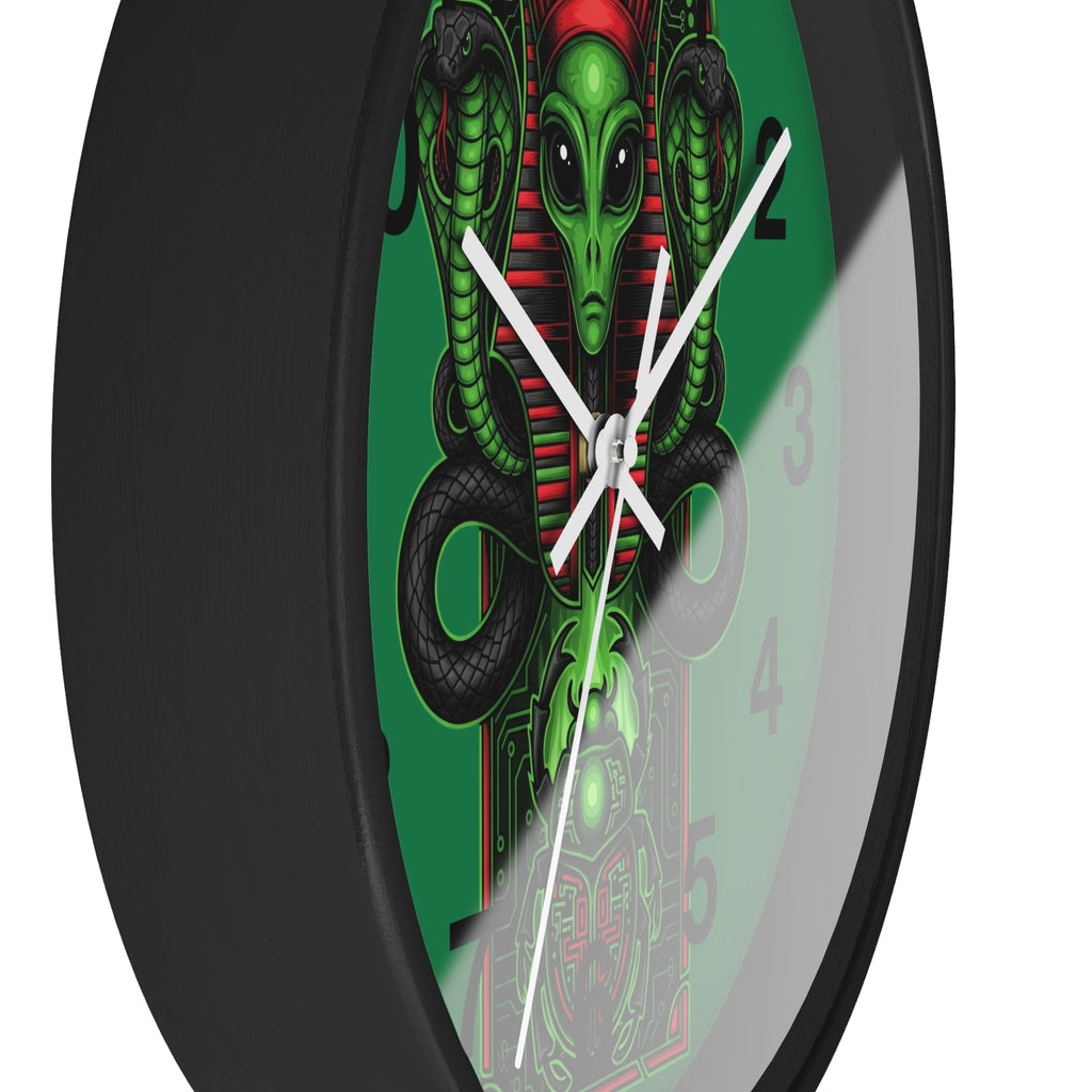 Egyptian alien Wall Clock Printify