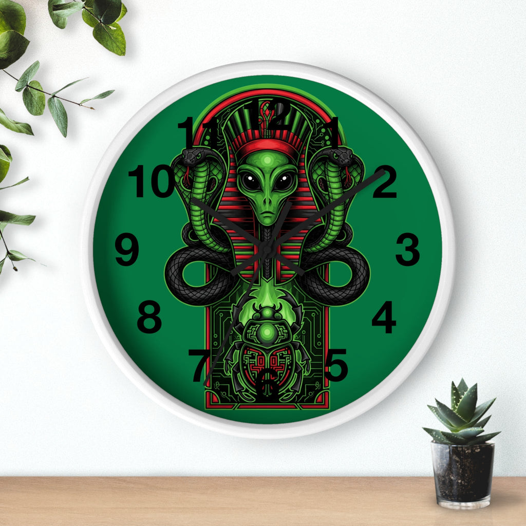 Egyptian alien Wall Clock Printify