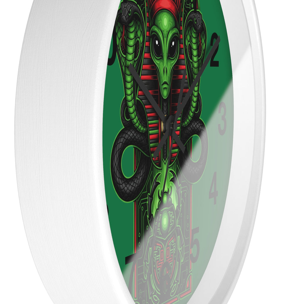 Egyptian alien Wall Clock Printify