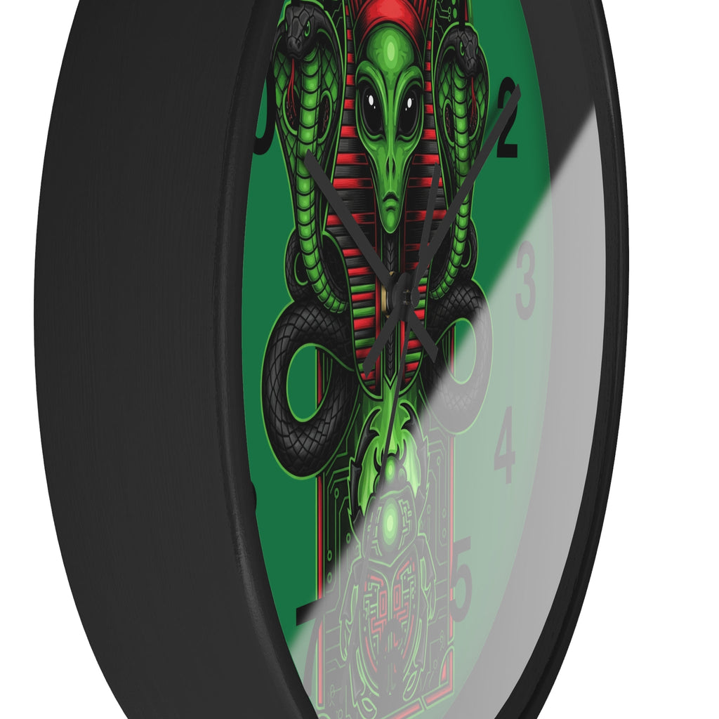Egyptian alien Wall Clock Printify