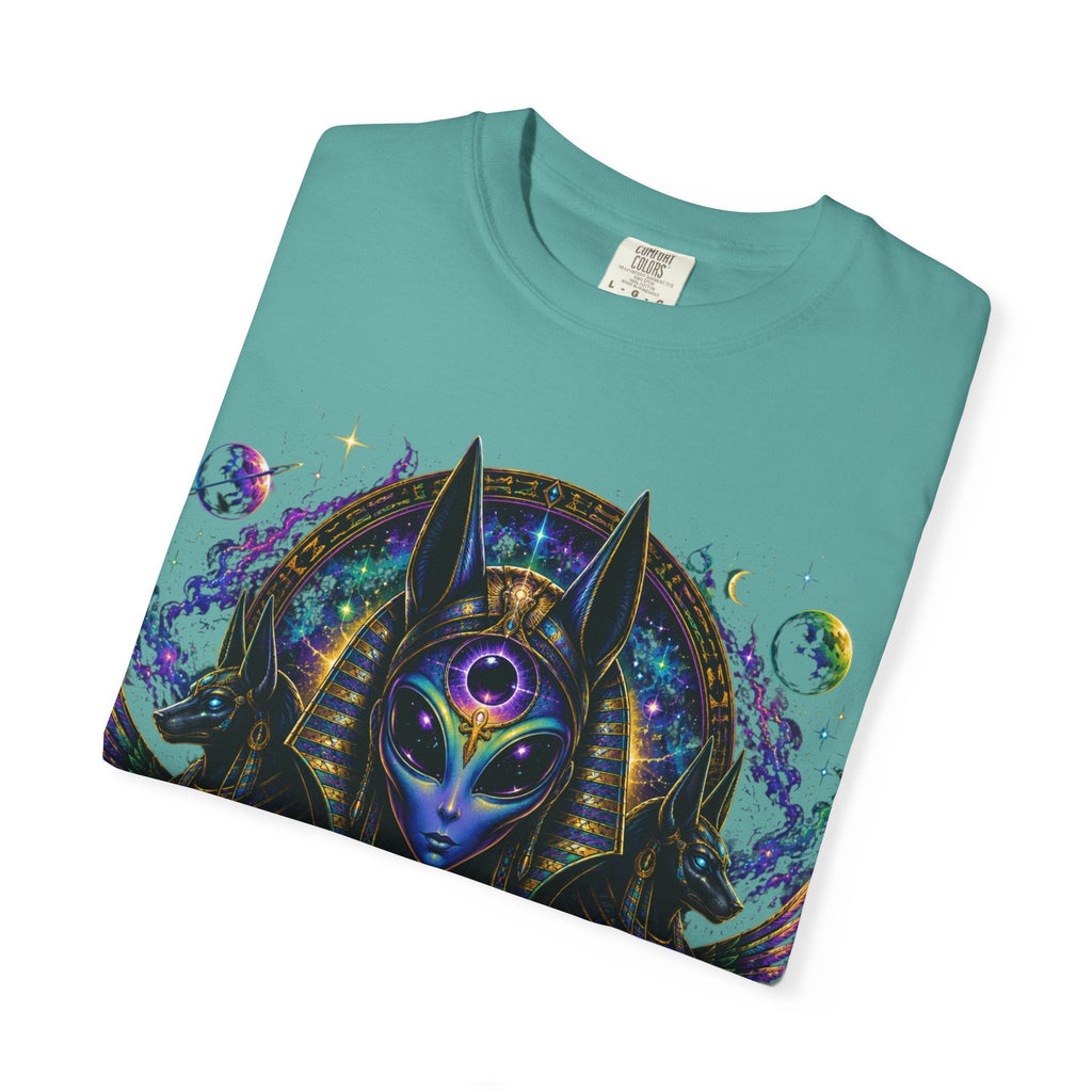 Egyptian Anubis Mystic T-Shirt — Psychedelic Spiritual Graphic Tee