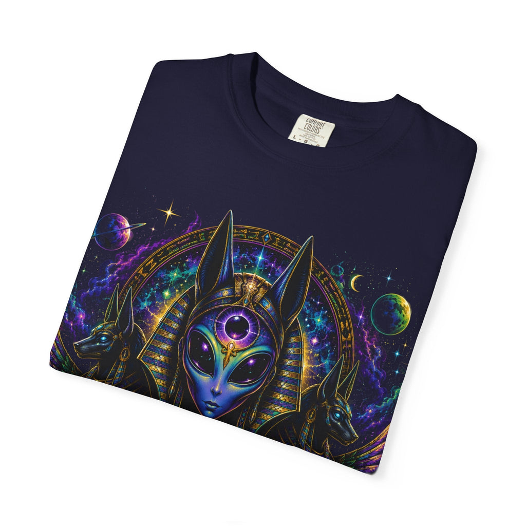 Egyptian Anubis Mystic T-Shirt — Psychedelic Spiritual Graphic Tee