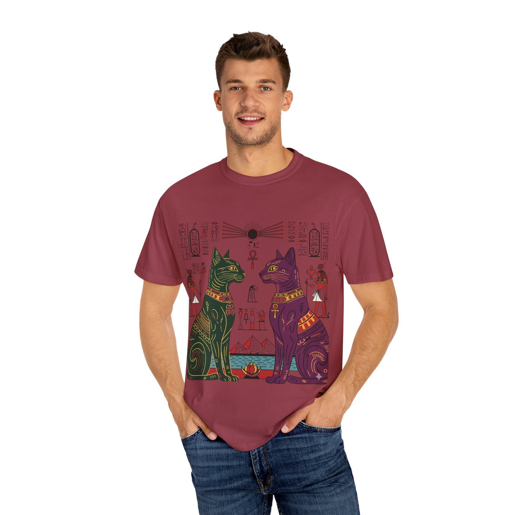 Egyptian Cat Guardian Tee (Vintage Retro) Printify