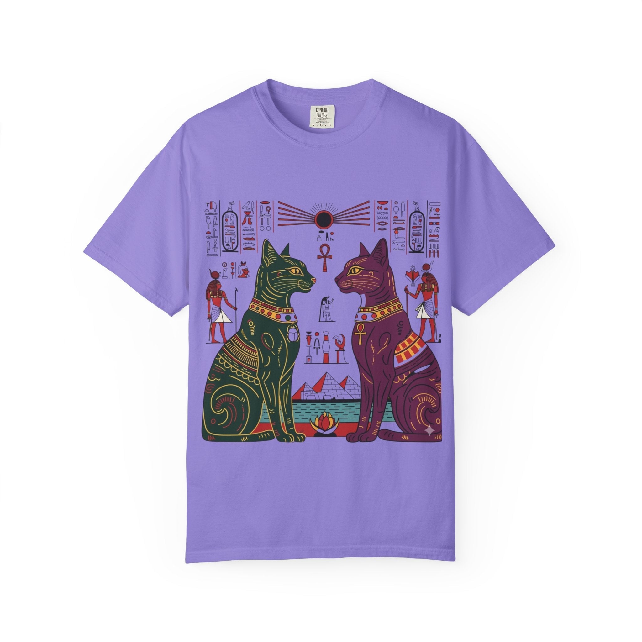 Egyptian Cat Guardian Tee (Vintage Retro) Printify