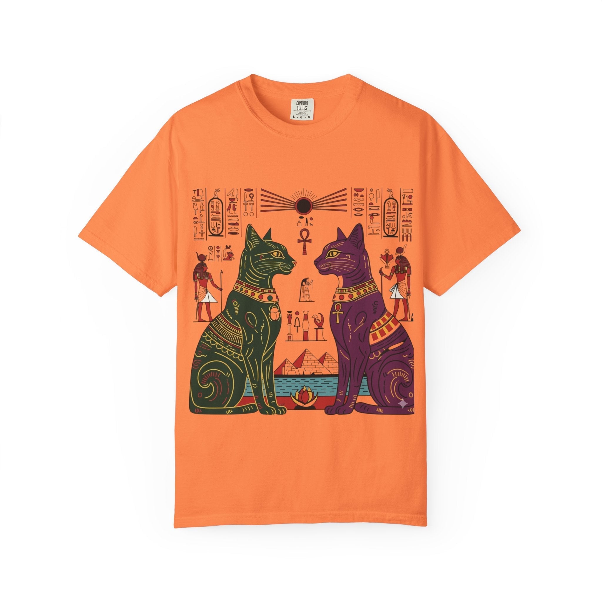Egyptian Cat Guardian Tee (Vintage Retro) Printify