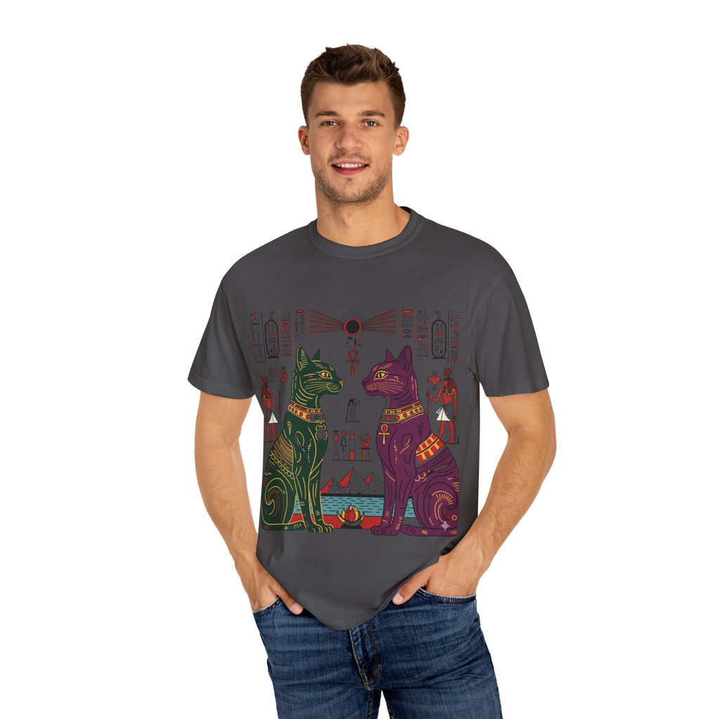 Egyptian Cat Guardian Tee (Vintage Retro) Printify