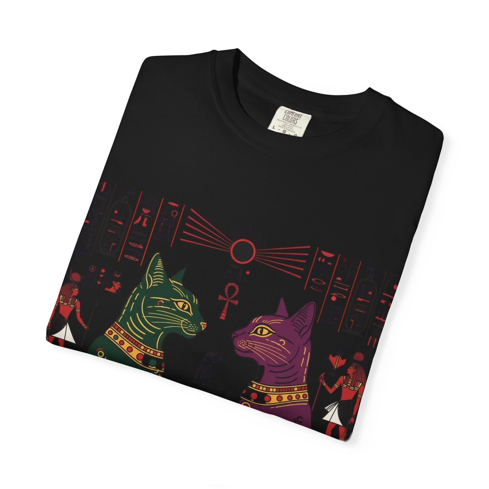 Egyptian Cat Guardian Tee (Vintage Retro) Printify